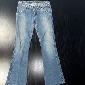 Hudson Jeans Blue Flare Wide Leg Denim